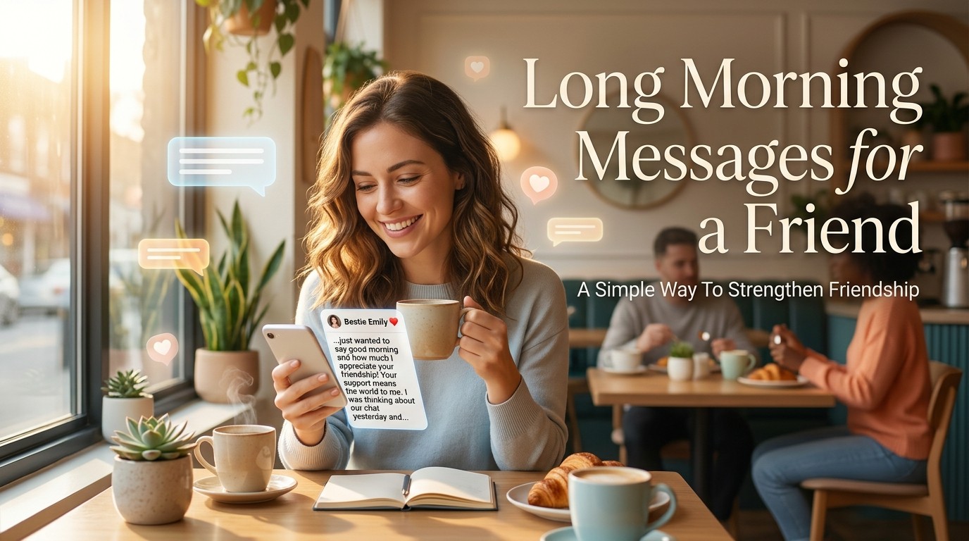 Long Morning Messages for a Friend 2