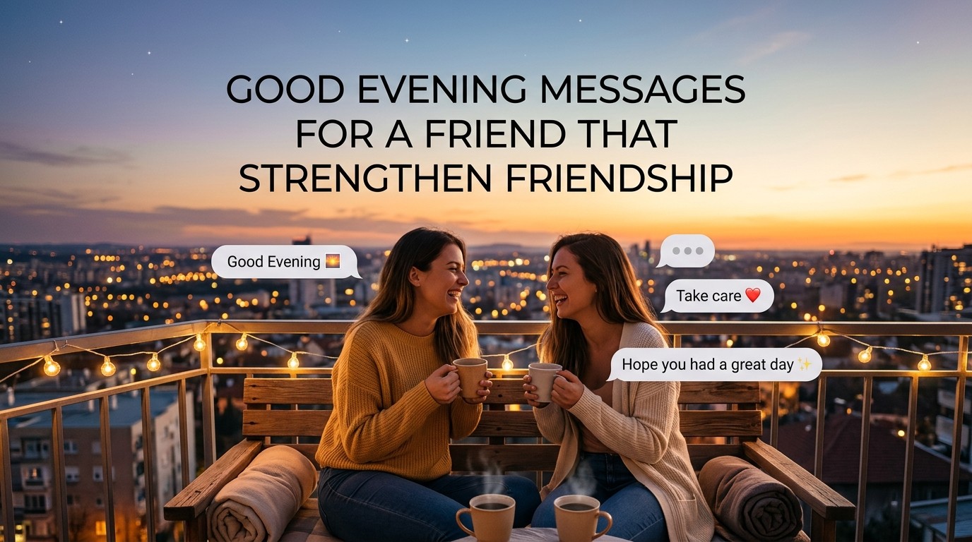 Good Evening Messages for a Friend