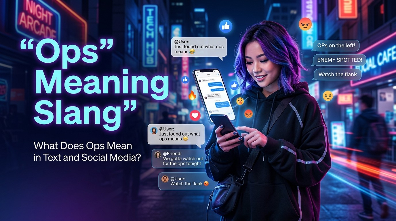 Ops Meaning Slang: What Does Ops Mean in Text and Social Media?